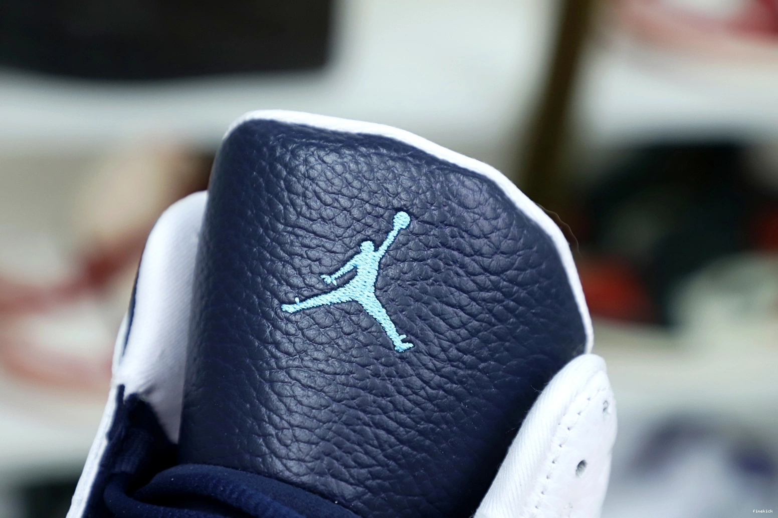 POWDER WHITE OBSIDIAN 414571-144 AIR 13 JORDAN RETRO BLUE 1001